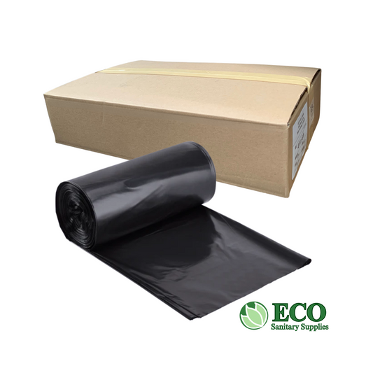 Trash Liners 33x39in 0.8Mil Black 250/cs