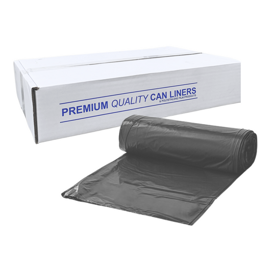Trash Liners 38in x 60in 1.5Mil Black 100/cs