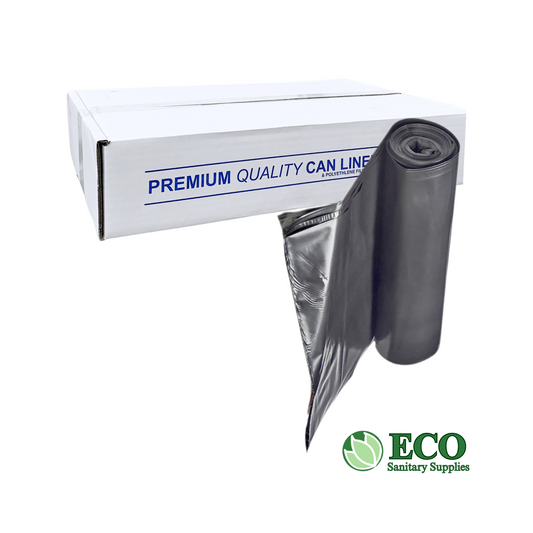 Trash Liners 40in x 48in 1.3Mil Black 100 / Case