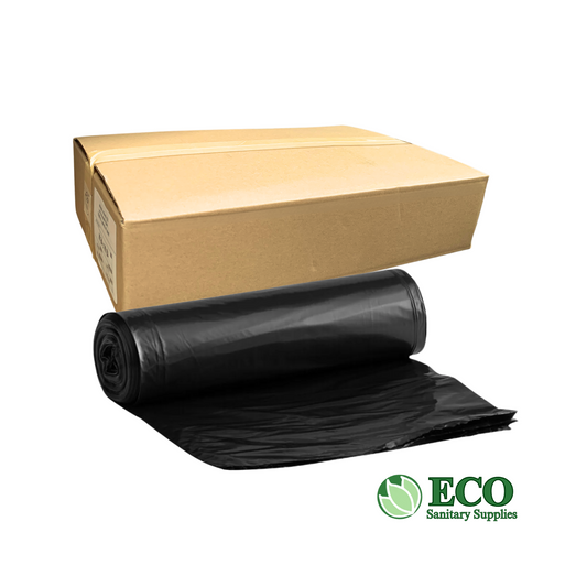 Trash Liners Black 250/cs (Star Seal Coreless)