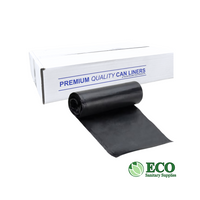 Trash Liners 40x46in 1.2Mil Black 200/cs (Star Seal Coreless)