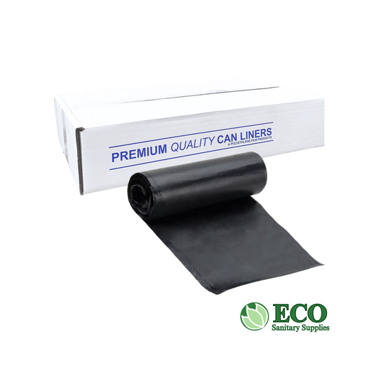 Trash Liners 40x46in 1.2Mil Black 200/cs (Star Seal Coreless)