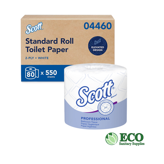 Scott Toilet Paper 04460 2-ply 550 sheets 80 rolls/cs