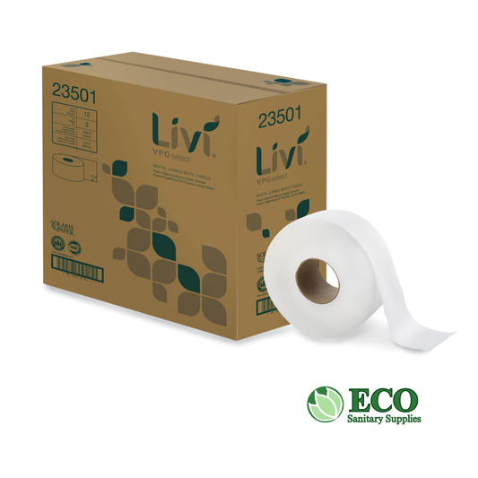 Livi VPG Select Jumbo Bath Tissue 2-ply 1000' 12 rolls/cs