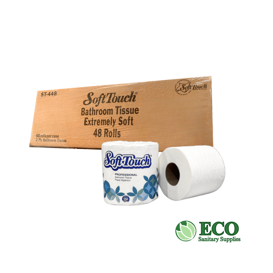 SoftTouch Bath Tissue 400 Sheets 48 Rolls / Case