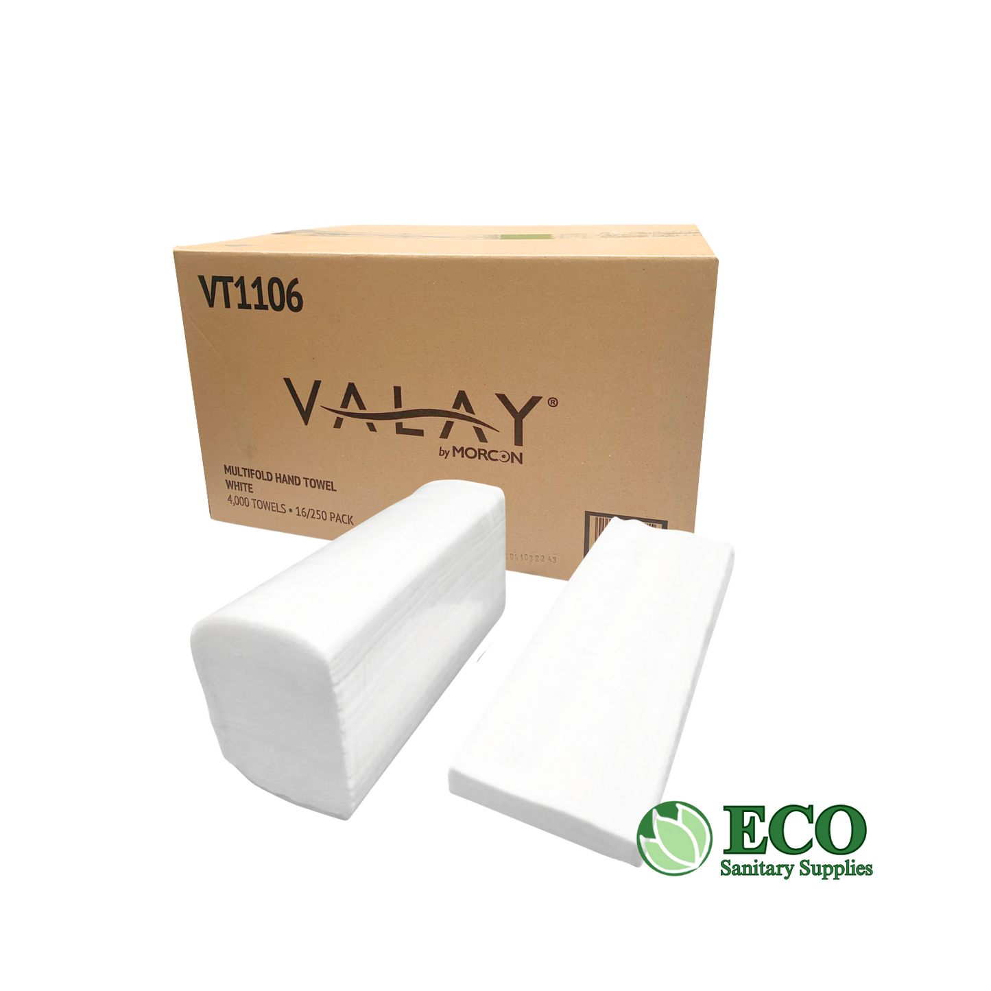 Valay by Morcon Multifold Hand Towel 16/250 4000/cs