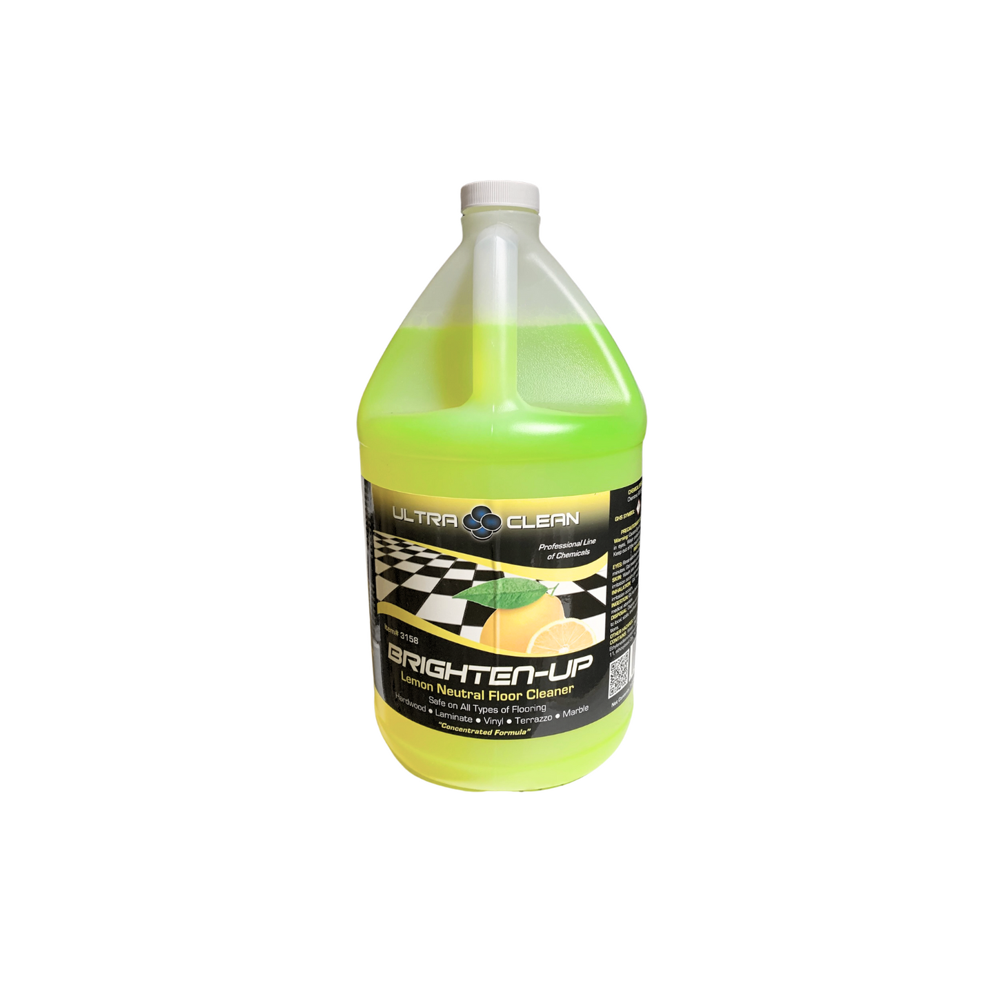 Brighten Up Lemon Neutral Floor Cleaner 4 Gallons / Case
