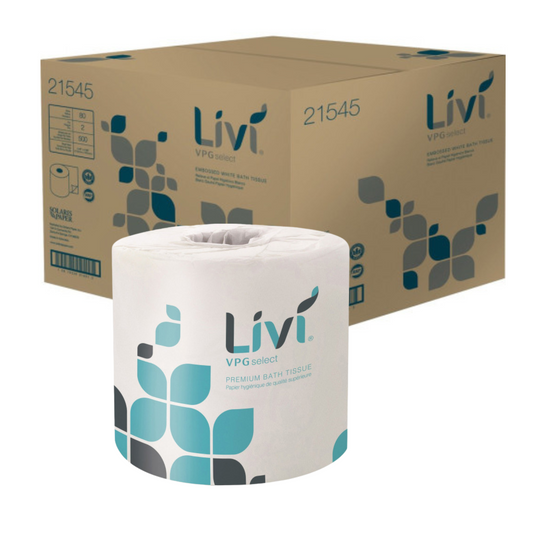 Livi® VPG Select Bath Tissue Embossed 2-ply 500 sheets 80 Rolls / Case